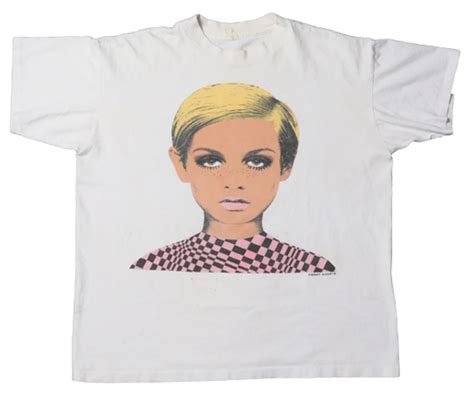 Vintage Twiggy White T Shirt Whats On The Star