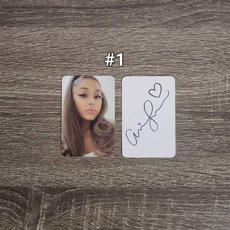 Ariana Grande Photocards Etsy