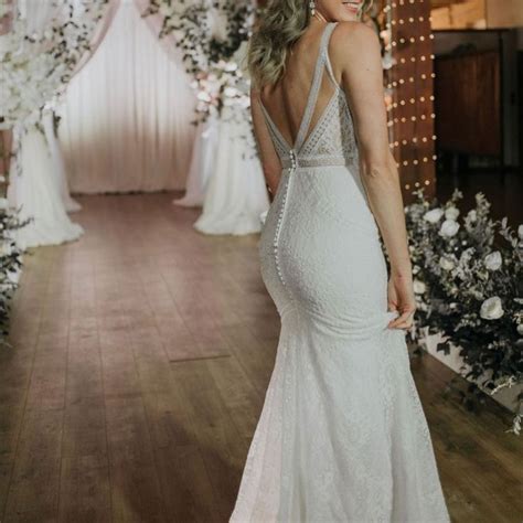 Boho Fitted Wedding Dress Fitted Wedding Dress Boho Wedding Dress