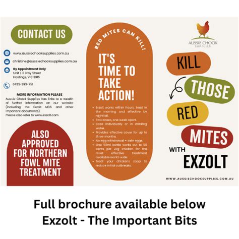 Exzolt Red Mite Treatment 50ml 1l Afterpay Available