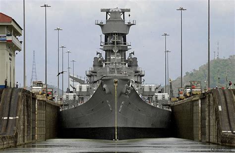 Since You Folks Like The Wisconsin Photo I Posted Heres The Uss Iowa In The Panama Canal In