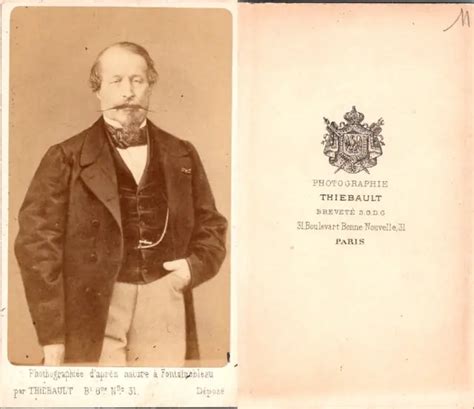 Cdv Thiebault Paris Empereur Napol On Iii Circa Vintage Cdv