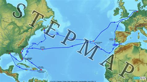 StepMap Weltreise Landkarte für Welt