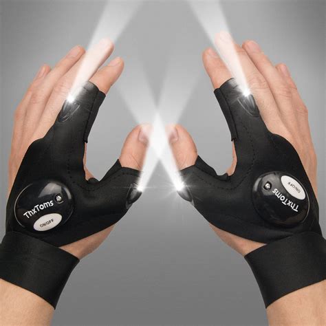 Led Flashlight Gloves Cool Gadgets Tools For Men