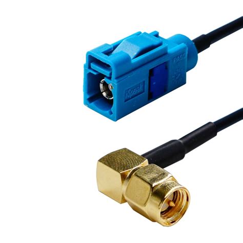 20 Cm SMA Femelle Coude Vers Fakra Z Femelle Connecteur Adaptateur