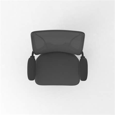 Premium Photo Office Chair Top View Modern Designer Furniture Chair