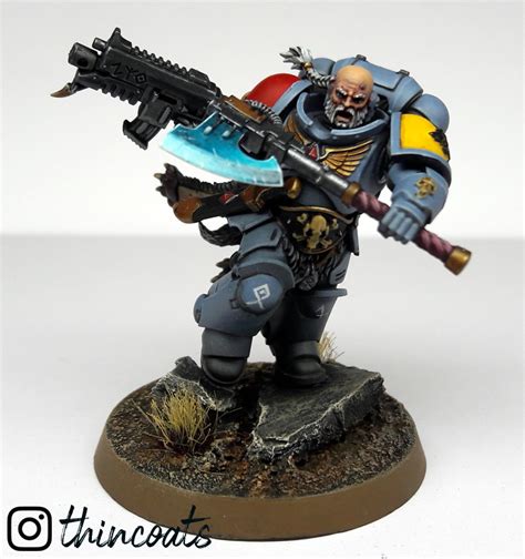 Space Wolves Primaris Battle Leader Rwarhammer40k