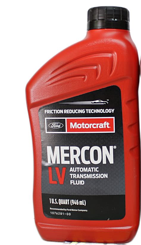 Motorcraft Mercon Lv Automatic Transmission Fluid Xt 10 Qlvc