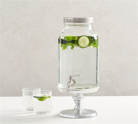 Mason Jar Glass Drink Dispenser Pottery Barn