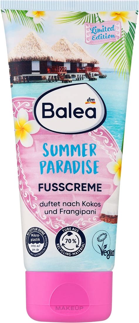 Balea Summer Paradise - Крем для сухой кожи ног: купить по лучшей цене ...