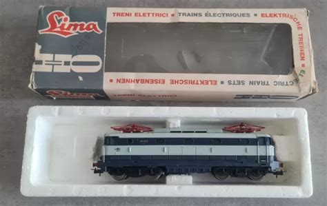 LIMA 8034CL SCALA H0 Locomotiva Elettrica FS E 444 001 Tartaruga Con