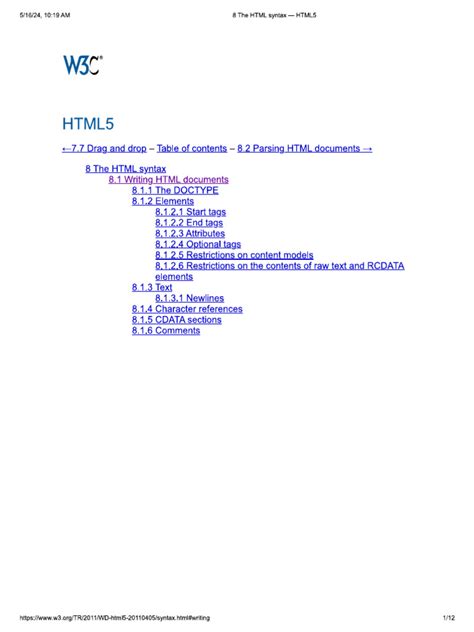 References Basic Html Tags Pdf