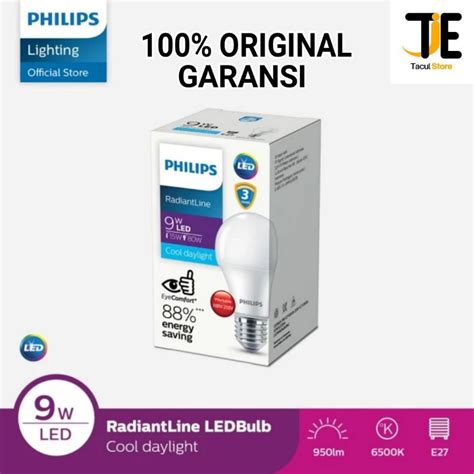 Jual Philips Radiantline Ledbulb W K Putih Shopee Indonesia