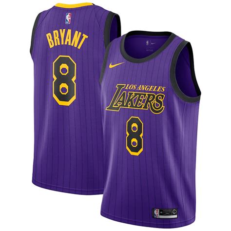 Nike Kobe Bryant Los Angeles Lakers Purple City Edition Swingman Jersey