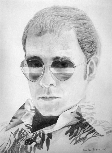 Elton John Graphite Drawing Graphite Drawings Drawings Elton John