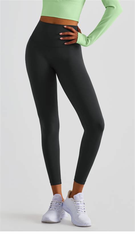 Custom Breathable Sport Leggings With Pocket Women High Waist Yoga