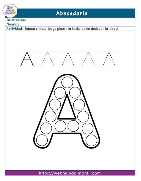 Actividades Del Abecedario Para Niños De Preescolar Imprimibles