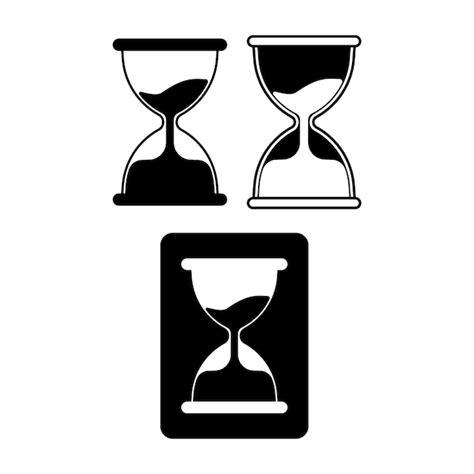 Premium Vector Vector Hourglass Icon