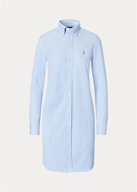 Knit Oxford Shirtdress Voor Women Ralph Lauren® Nl