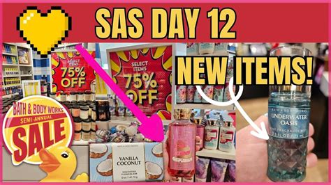 Sas Day New Items Added To Off Plus New Items At Bath Body