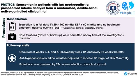 Sparsentan in IgA Nephropathy : The PROTECT trial — NephJC