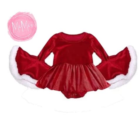 Mrs Claus Dress Etsy
