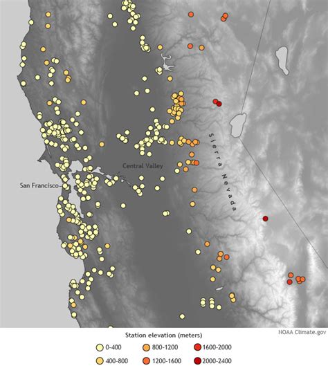 Albers Ca Ghcnd Stations Noaa Climate Gov