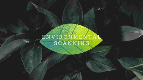 Environmental Scanning In Strategic Management Components