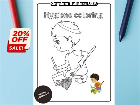 Healthy Habits for Kids: Hygiene Coloring Page and Printables Coloring