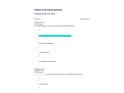 Biol Week Chapter Study Questions V Course Resources