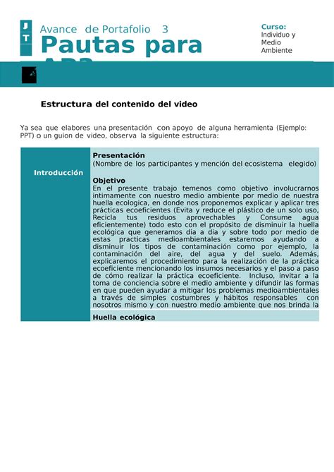 Semana 14 PDF Pautas Para AP3 Desarrollo Personal Y Taller De