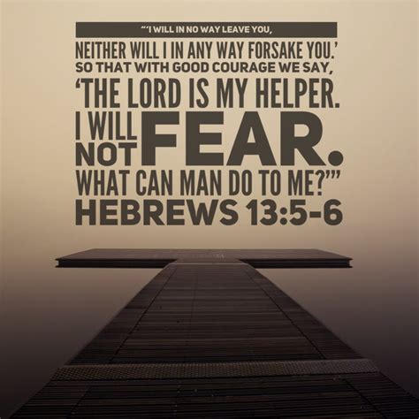 Hebrews 13:5-6 – My Helper – Encouraging Bible Verses