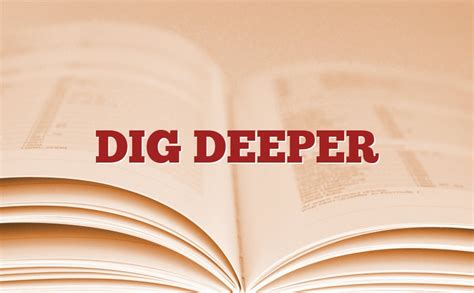 Dig Deeper | Pastor Huff