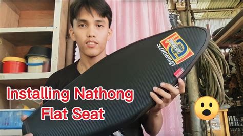 Installing Nathong Flat Seat Raider 150 Fi YouTube