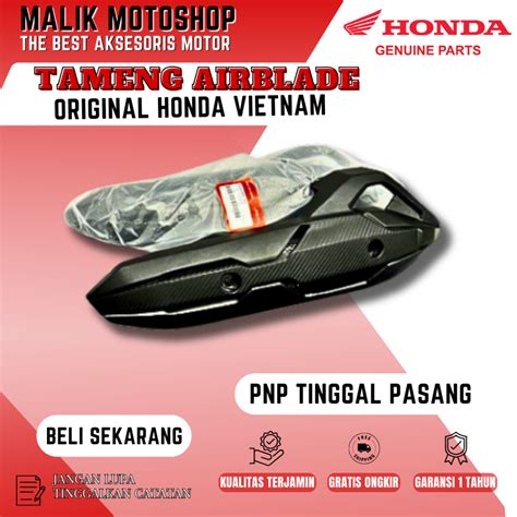 Jual PELINDUNG KNALPOT AIR BLADE TUTUP TAMENG COVER KNALPOT AIRBLADE