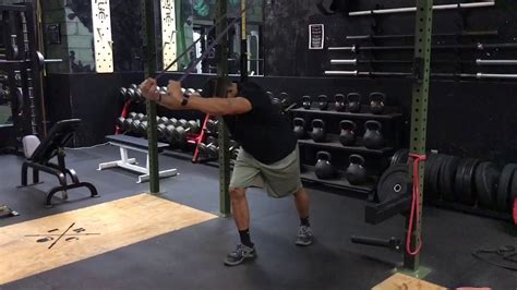 Overhead Band Tricep Extension Youtube