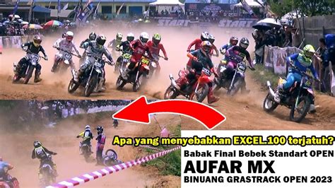 Aufar Mx Binuang Grasstrack Final Bebek Standar Open Youtube