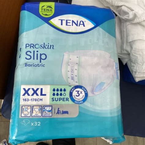 Tena Slip Stretch Bariatric Super Xxl Diaper X 32 Incontinence Nappies Unisex 7322540555547 Ebay