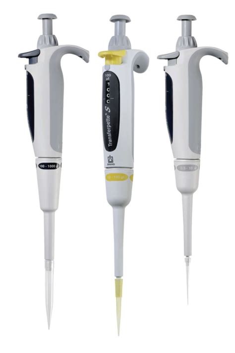 Single Channel Pipettes Mechanical Fixed Variable Volume