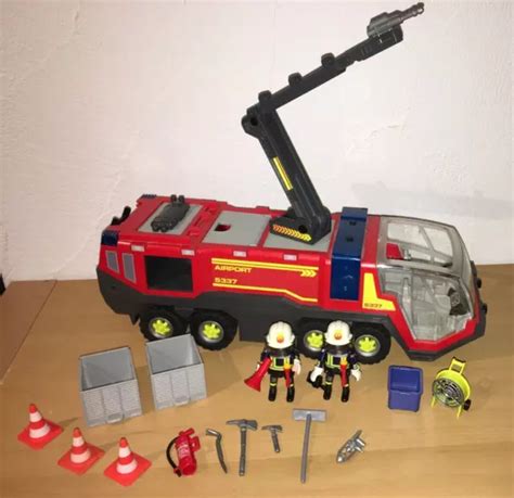 Playmobil Pompiers V Hicule A Roportuaire Eur Picclick Fr