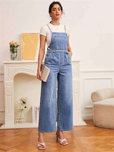 Shop Denim Overalls Trendy Fashion Denim SHEIN USA