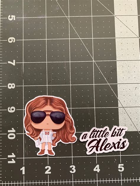 A Little Bit Alexis Set of 2 Alexis Rose Stickers or Magnets - Etsy