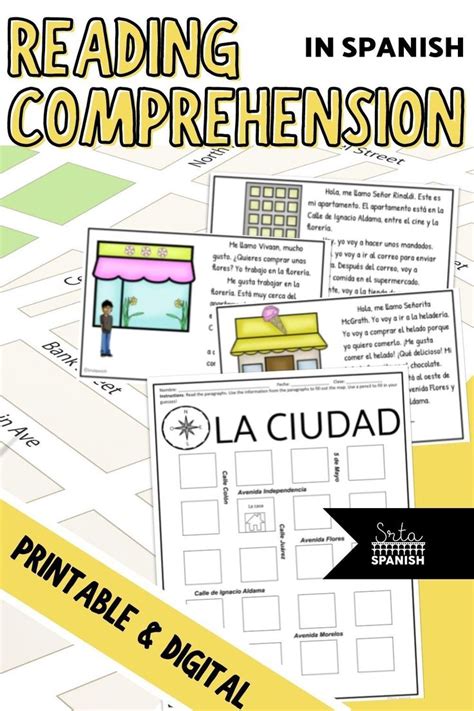 Reading Comprehension Worksheets In Spanish Srta Spanish Spanish Reading Comprehension