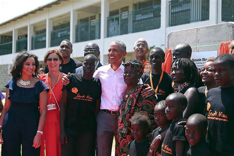 See Barack Obama Dancing With His Step Grandmother 96 In Kenya