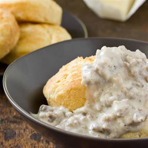 Sausage Gravy Recipe Southern Style Over Biscuits Kitchn