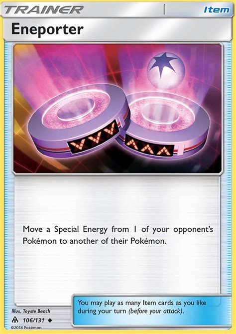 Eneporter 106 Forbidden Light 2018 Pokemon Card