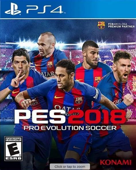 Pro Evolution Soccer 2018 Playstation 4 Game