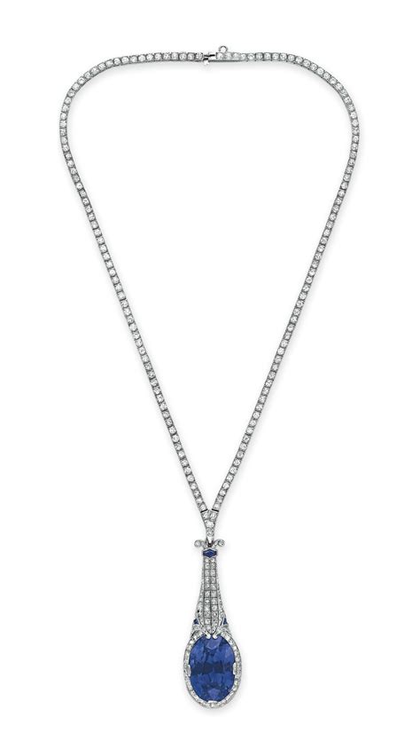 An Art Deco Sapphire And Diamond Necklace By Tiffany And Co Christies