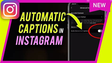 How To Turn On Automatic Captions On Instagram New Igtv Update Youtube