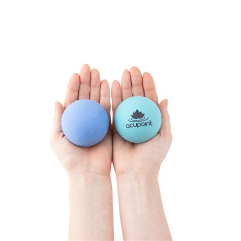 Acupoint Physical Massage Therapy Yoga Ball Set Blue Acupointusa